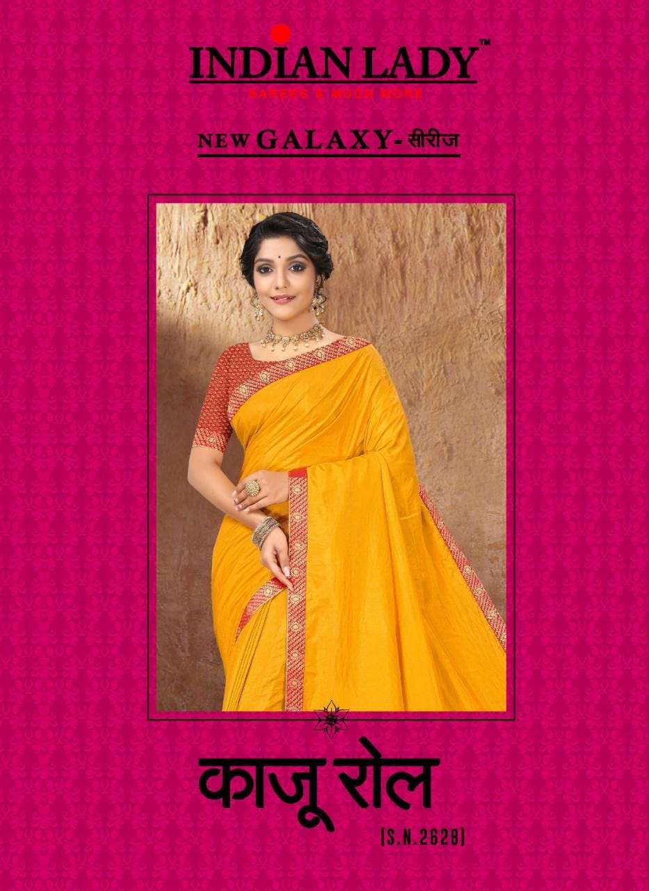 Kaju Rol By Indian Lady Dola Silk Dyed Fancy Sarees
