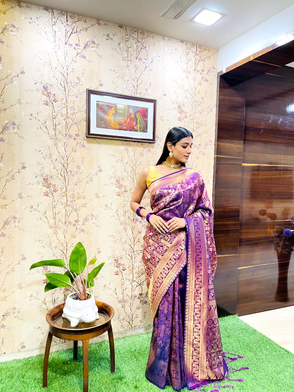 Morni Designer Soft Banarasi Silk Saree