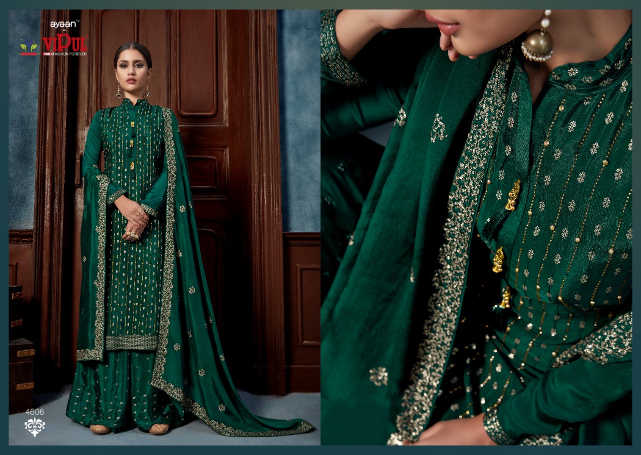 Vipul Alice Designer Chinon Suit