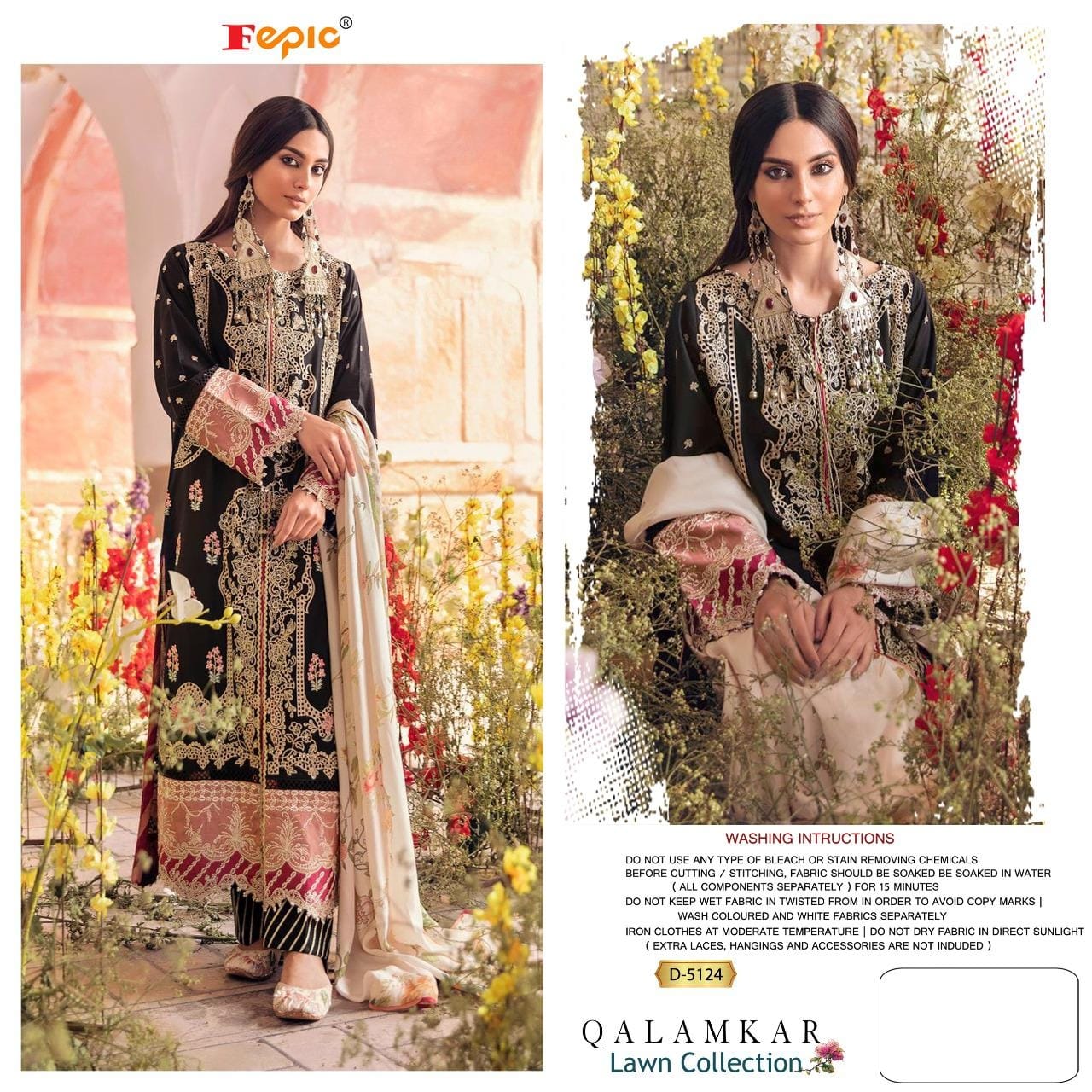 Fepic Rosemeen 5124 Designer Pure Cotton Suit