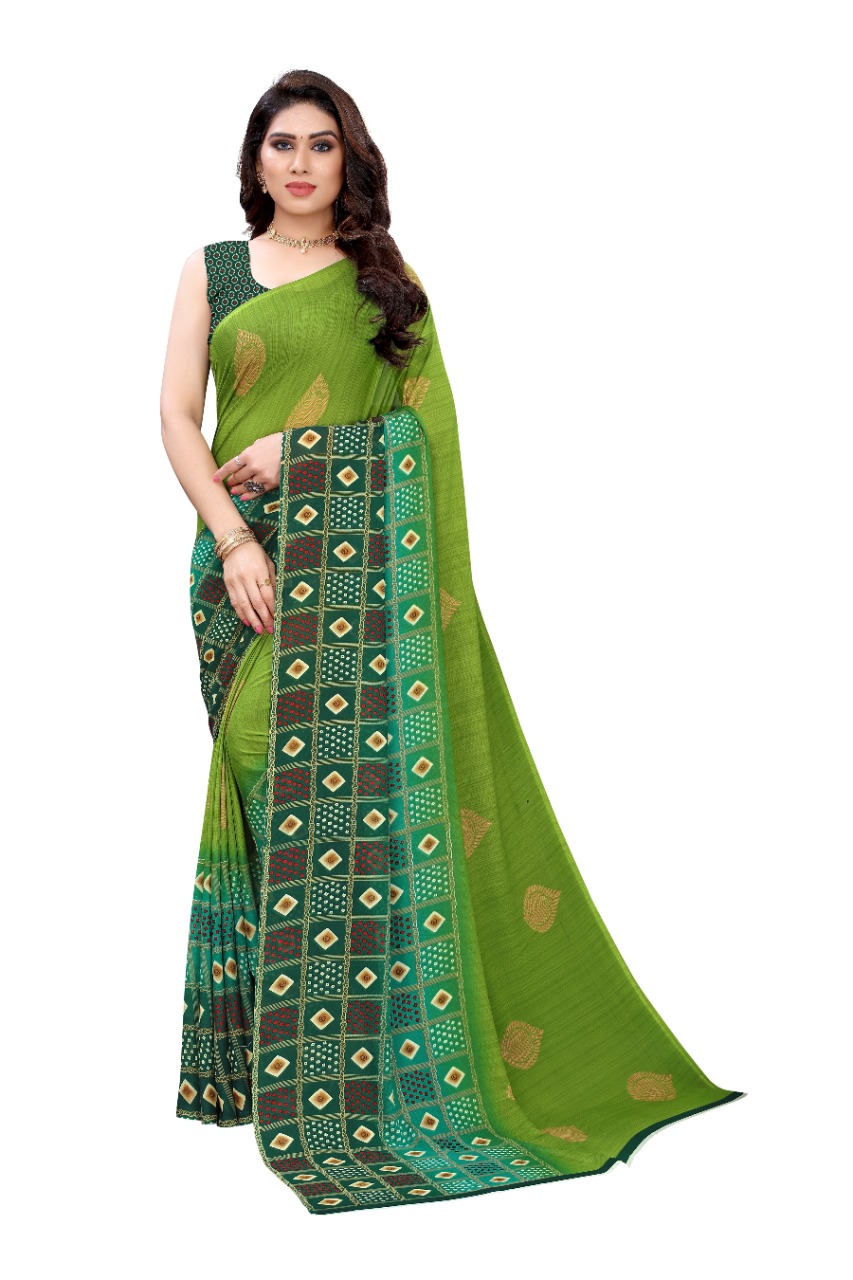 Bt-25 Designer Georgette Saree