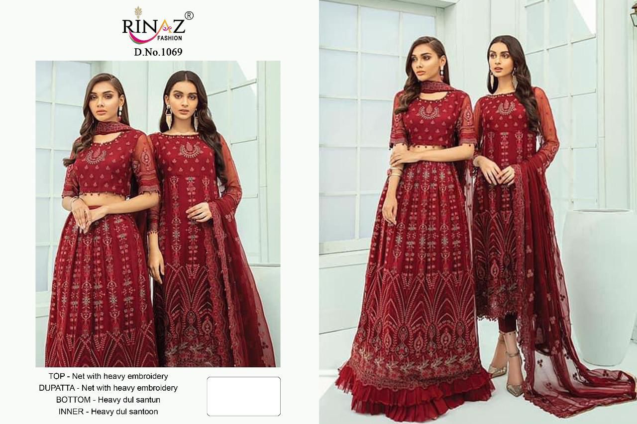 Rinaz Fashion Superhit Designer Faux Georgette Suit