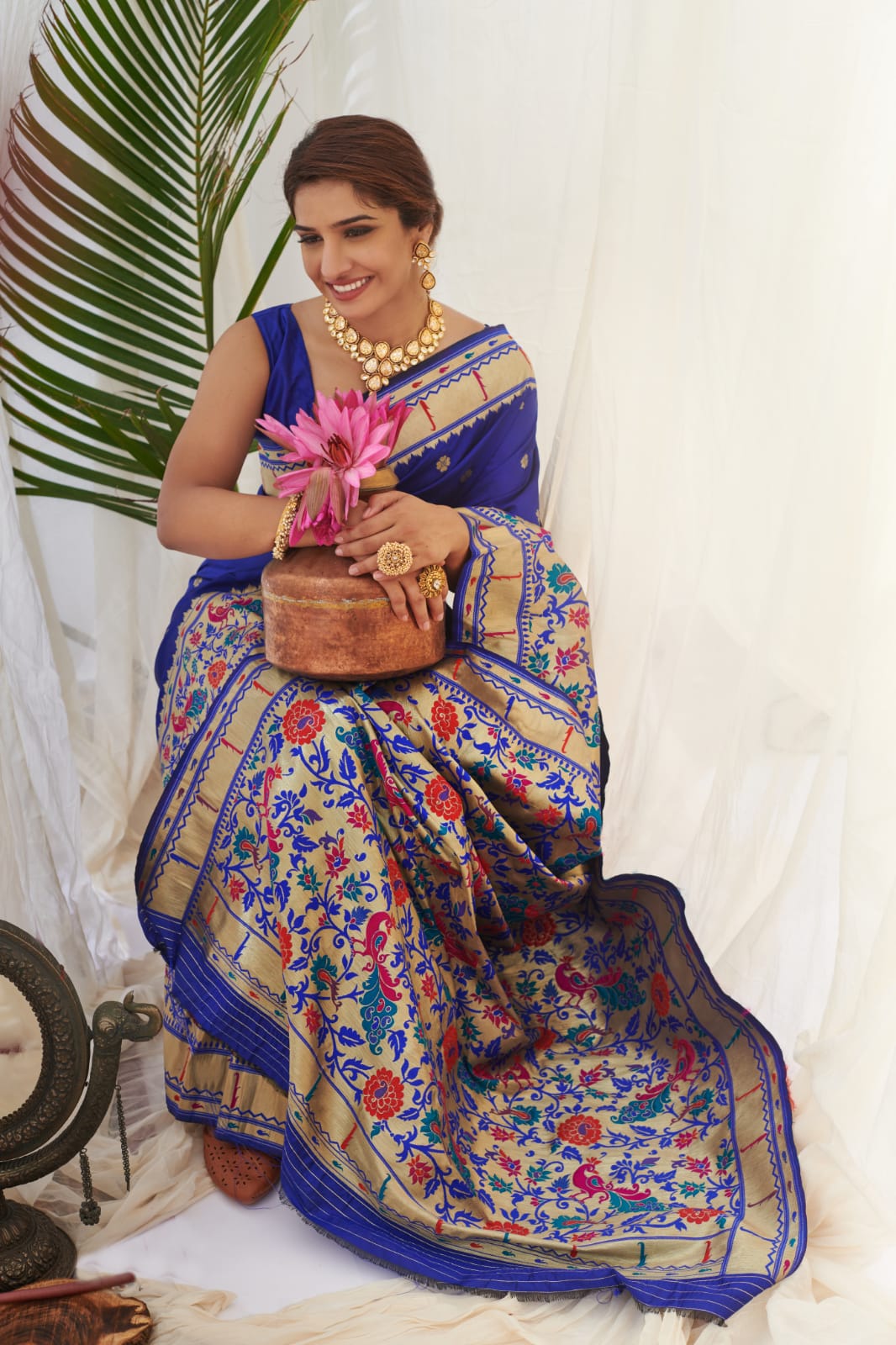 Avantika Designer Pure Silk Paithani  Saree