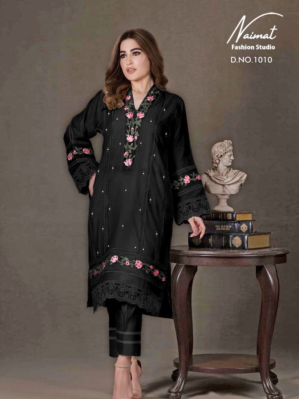 Naimat Fashion Studio Nfs-1010 Designer Pure Georgette Tunic