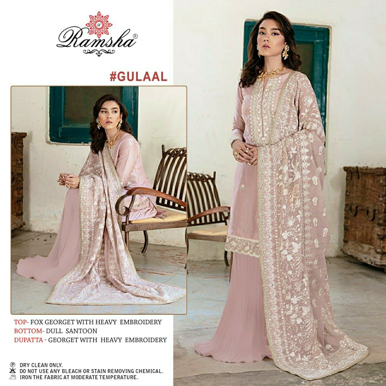 Ramsha Gulaal Designer Georgette Suit