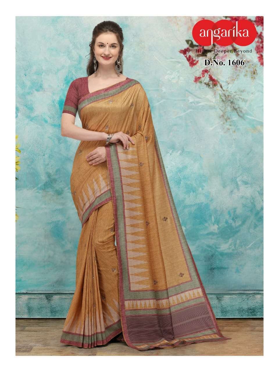 ANGARIKA BLISS SILK ELEGANT LOOK FESTIVE WEAR SAREE COLLECTION WITH BEST RATE