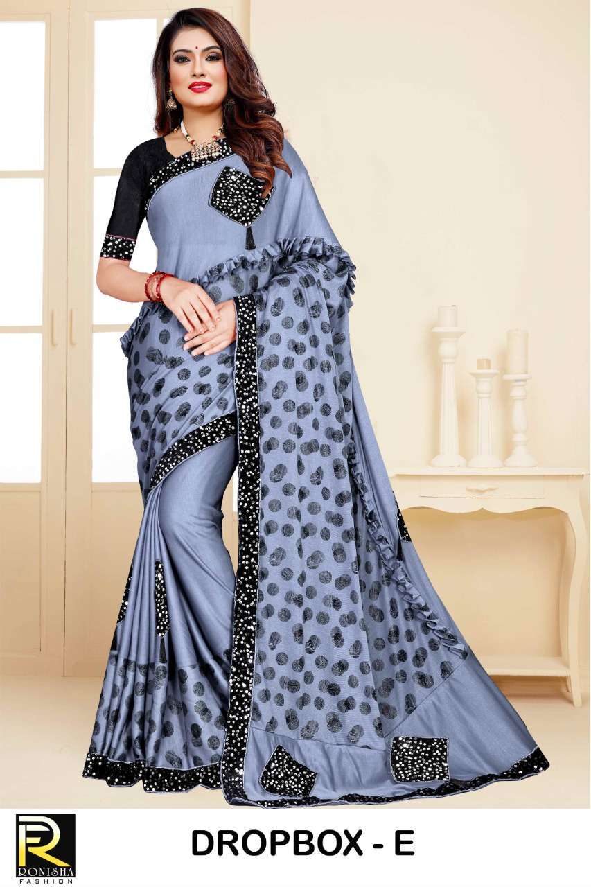 DROPBOX BY RANJNA SAREE BOLLYWOOD STYLE DESIGNER SAREE COLLECTION