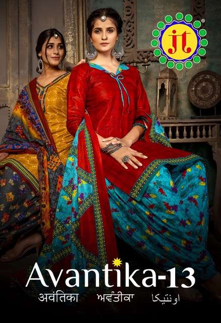 JT AVANTIKA VOL-13 PURE COTTON SUIT