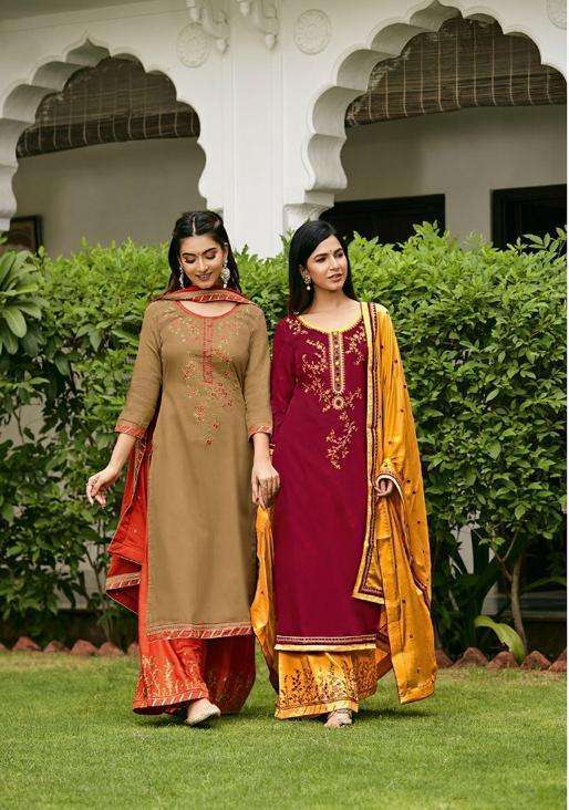 KALASH VOL 6 BY TRIPLE AAA JAM SILK EMBROIDERY SUITS