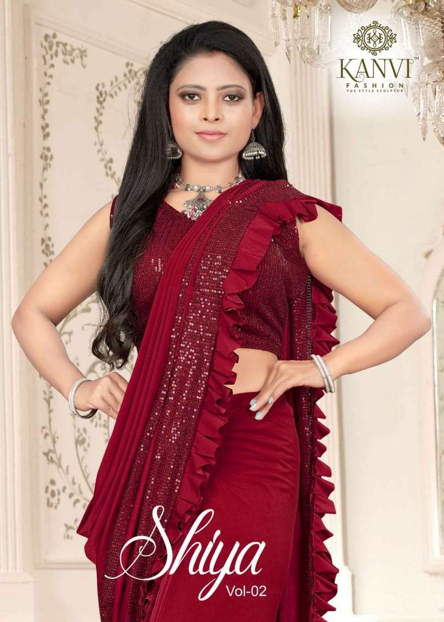 KANVI SHIYA VOL-2 DESIGNER IMPORTED SAREE 