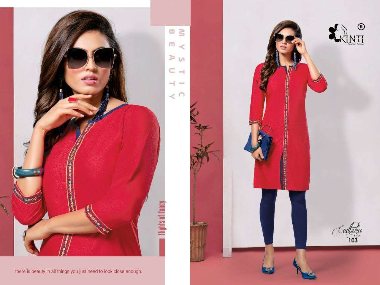 KINTI CADBURY SILK KURTI LOWEST COST ONLINE