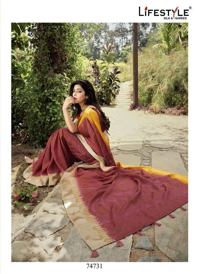 LIFESTYLE MAISHA BRASSO FANCY SARIS AT BEST RATES PURCHASE