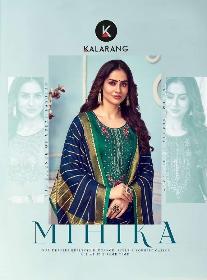 MIHIKA BY KALARANG JAM SILK COTTON CASUAL WEAR DRESS MATERIALS