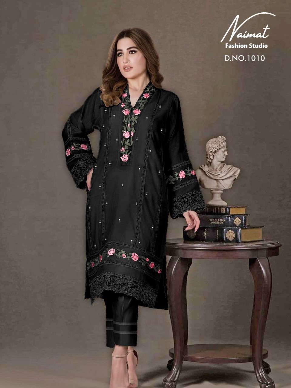 NAIMAT DESIGNER NFS 1010 GEORGETTE CLASSY KURTI WITH PANT SET