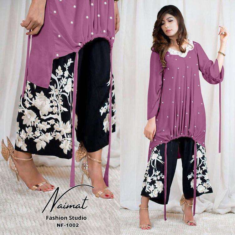 NAIMAT FASHION STUDIO NFS 1002 BEAUTIFUL KURTI WITH PALAZZO SET AT BEST RATES