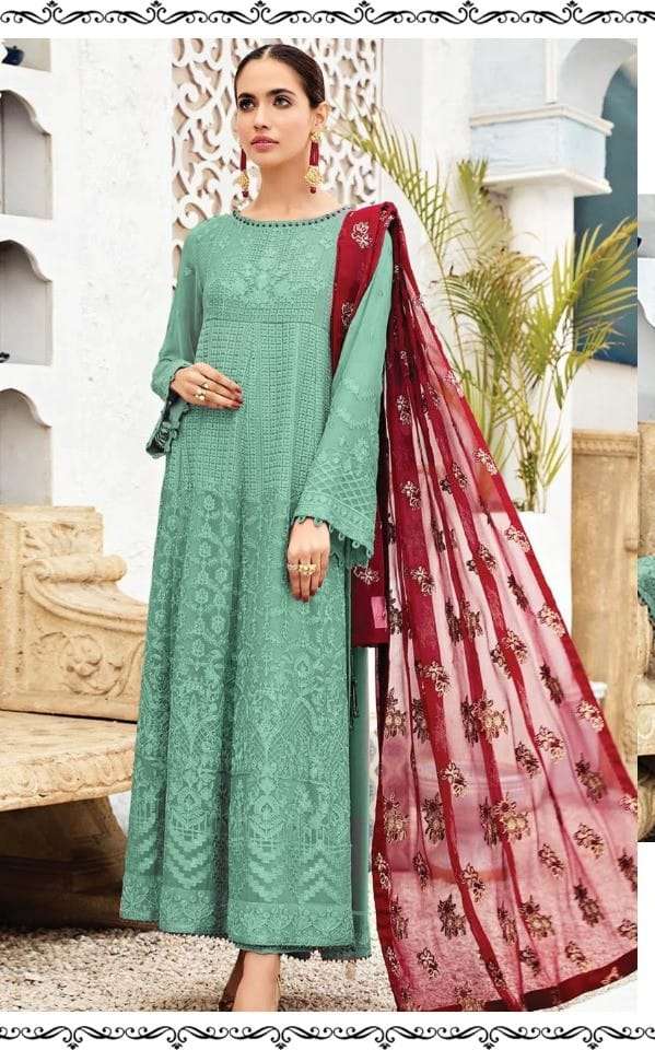 RAMSHA DNO R-305 NX DESIGNER GEORGETTE SUIT 