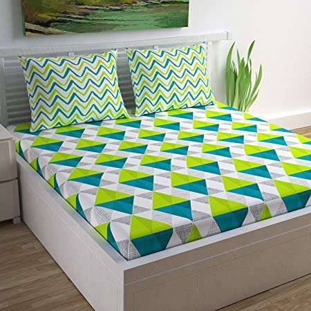 ROCKSTAR QUEEN COTTON BEDSHEETS WITH 2 PILLOW COVER WITH BEST PRICE