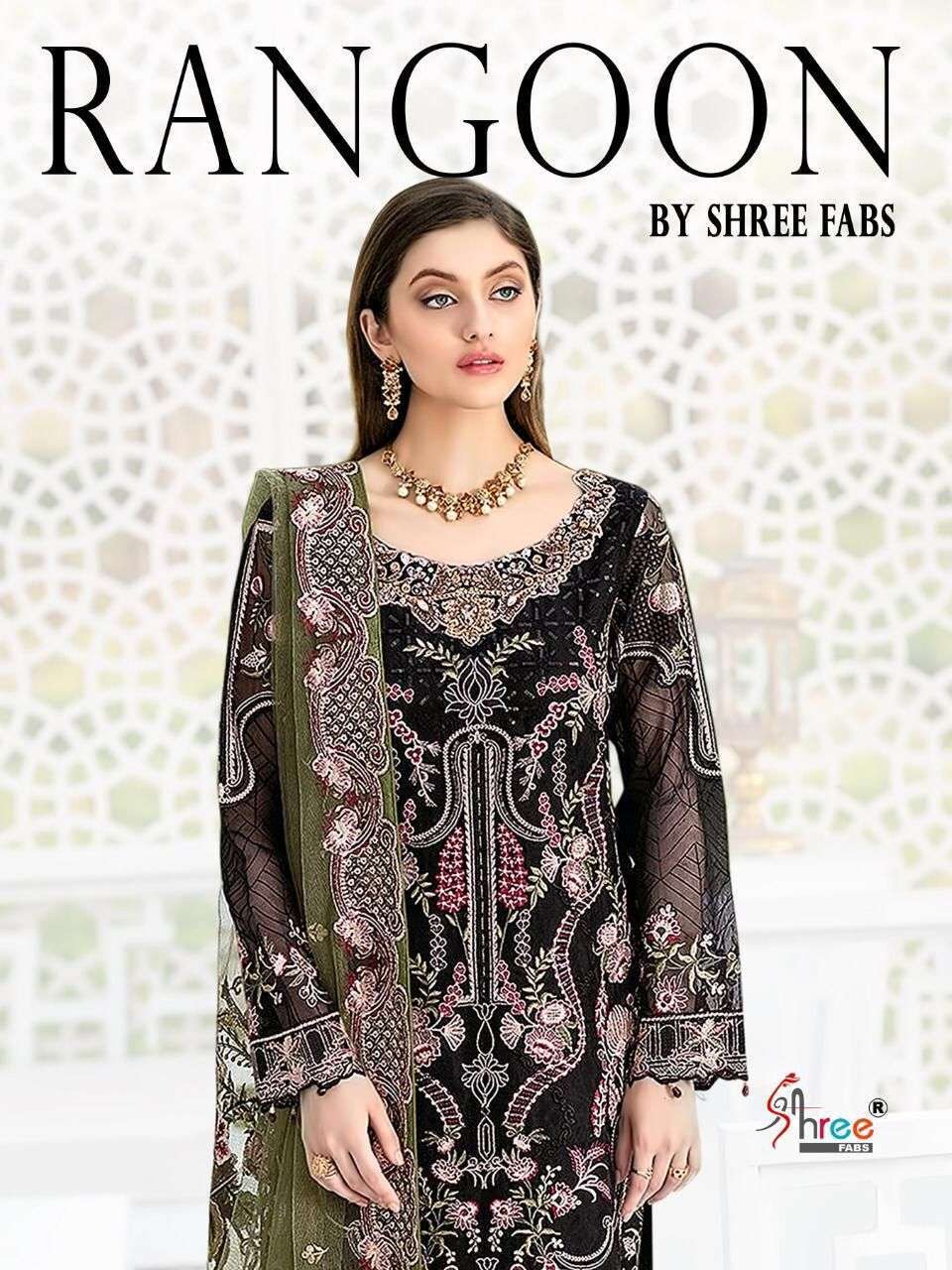 SHREE FABS RANGOON GEORGETTE EXCLUSIVE PAKISTANI DRESSES SUPPLIER