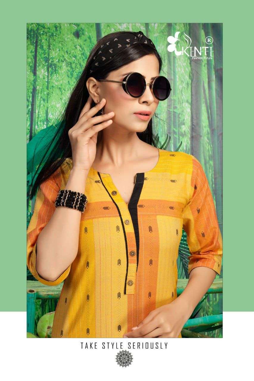 WALKWAY BY KINTI KURTI WITH SIDE POCKET FANCY KURTIS WHOLESALER