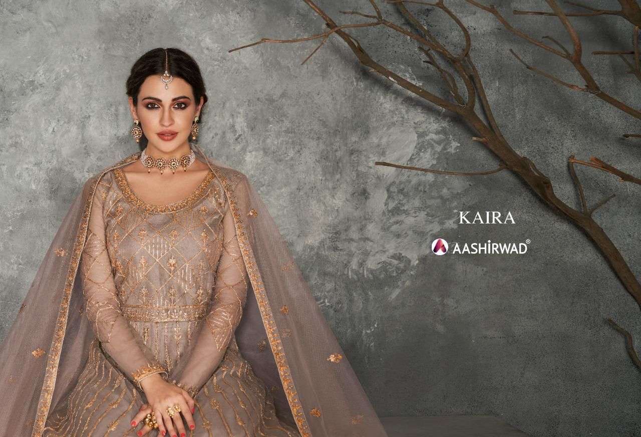 AASHIRWAD KAIRA DESIGNER BUTTERFLY NET SUIT 