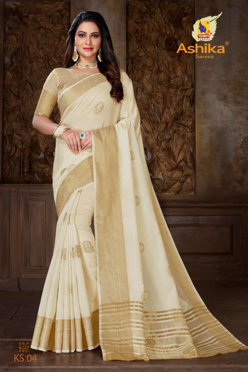 ashika sarees kala sangam series 01-08 cotton silk saree