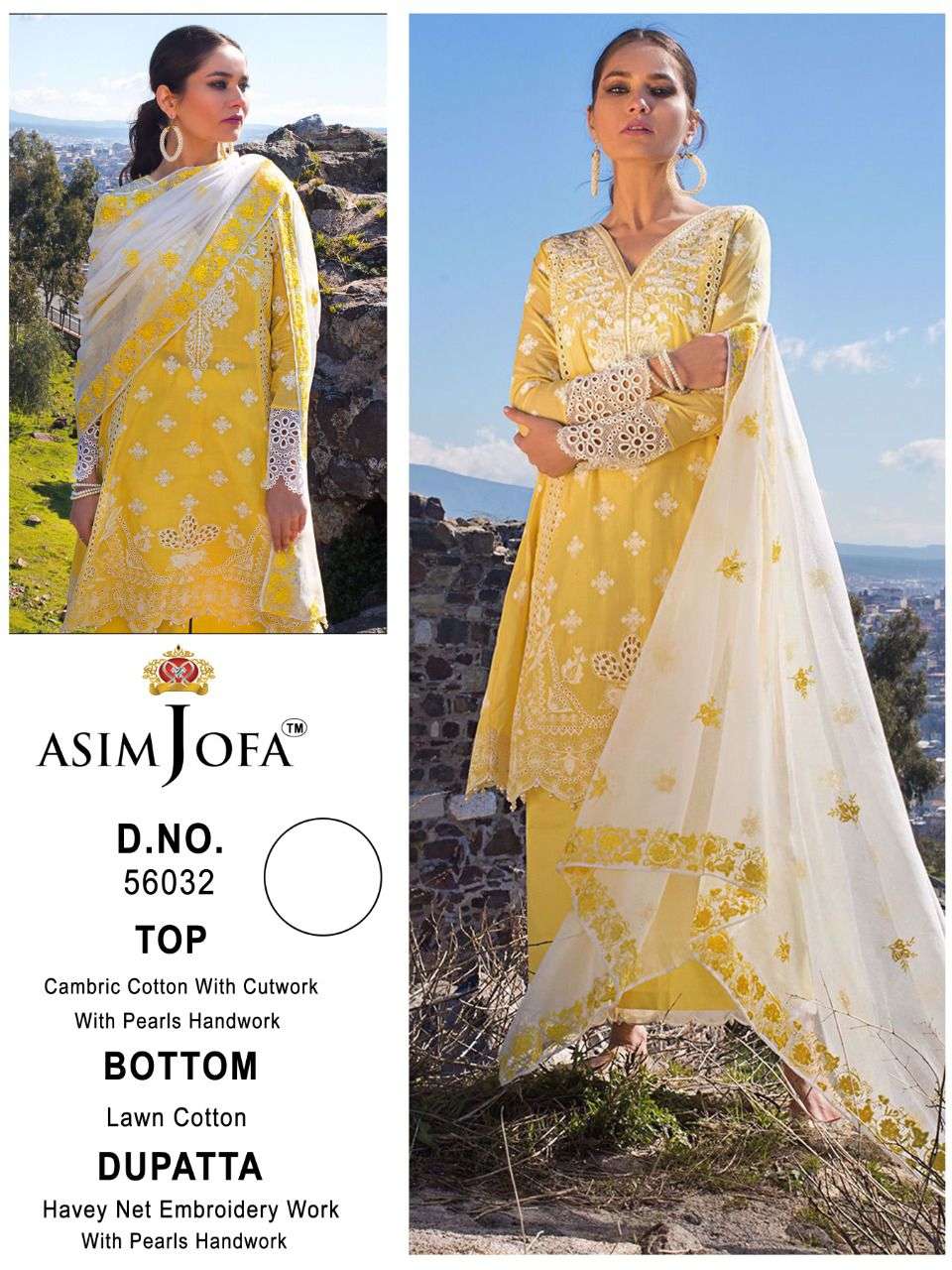 ASIM JOFA D-56032 DESIGNER CAMBRIC COTTON SUIT 