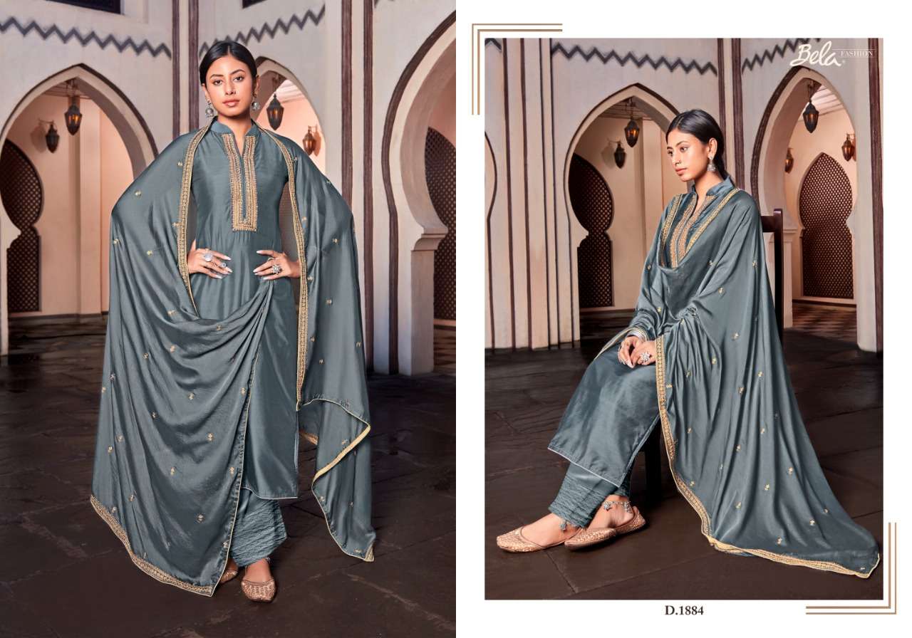 BELA MANJARI DESIGNER COTTON SILK SUIT 