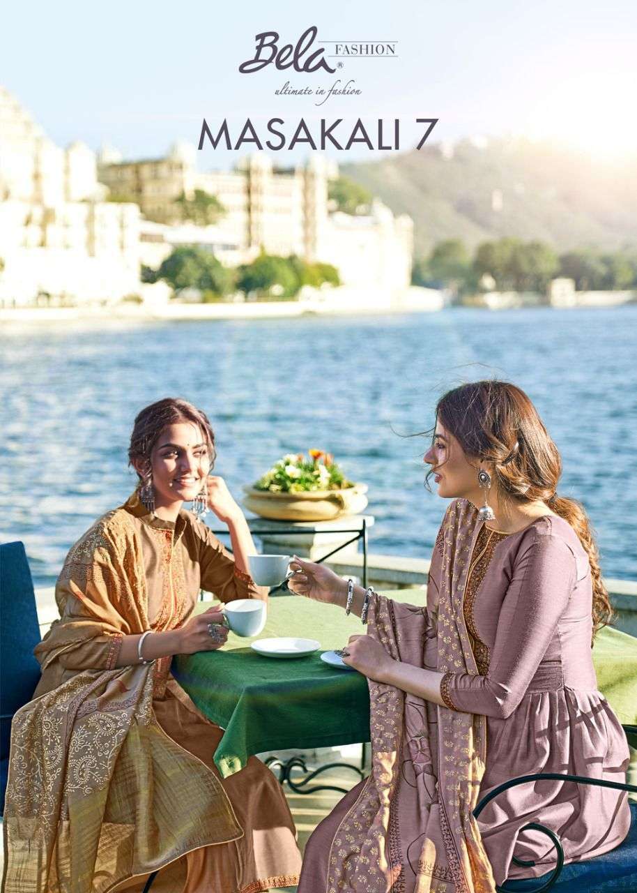 bela masakali vol 7 series 1863-1871 cotton silk suit 