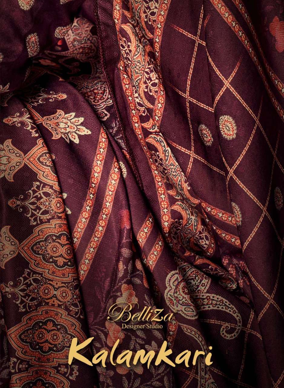 belliza kalamkari series 720001-720008 Pure Pashmina suit