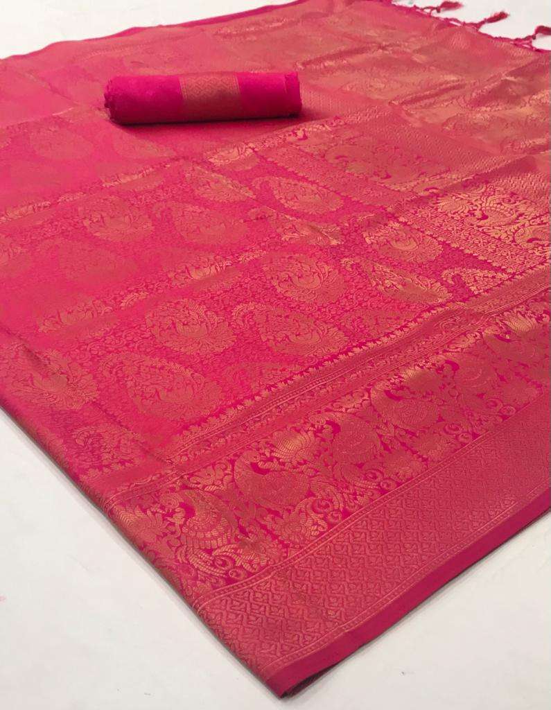 BHAWANI TEXTILE PRESENTS DESIGNER SOFT KANCHIVARAM SILK SAREE 