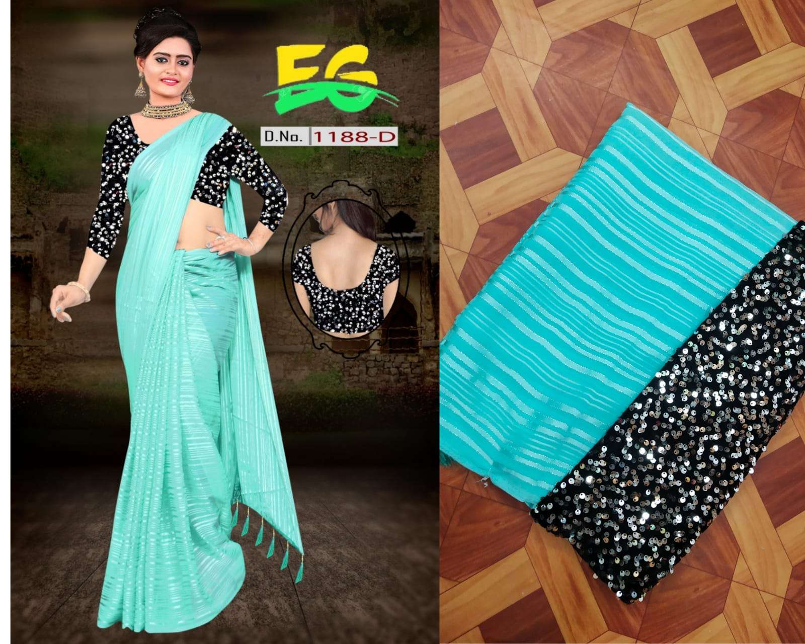 BHAWANI TEXTILE PRESENTS RICH LADY DESIGNER KORA SILK SAREE