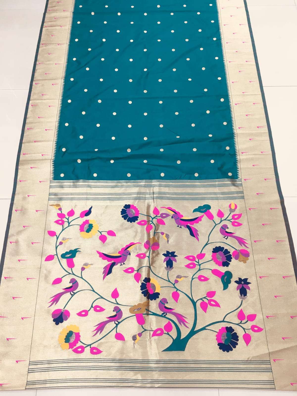 BT--10 DESIGNER BANARASI SOFT SILK PAITHANI SAREE 