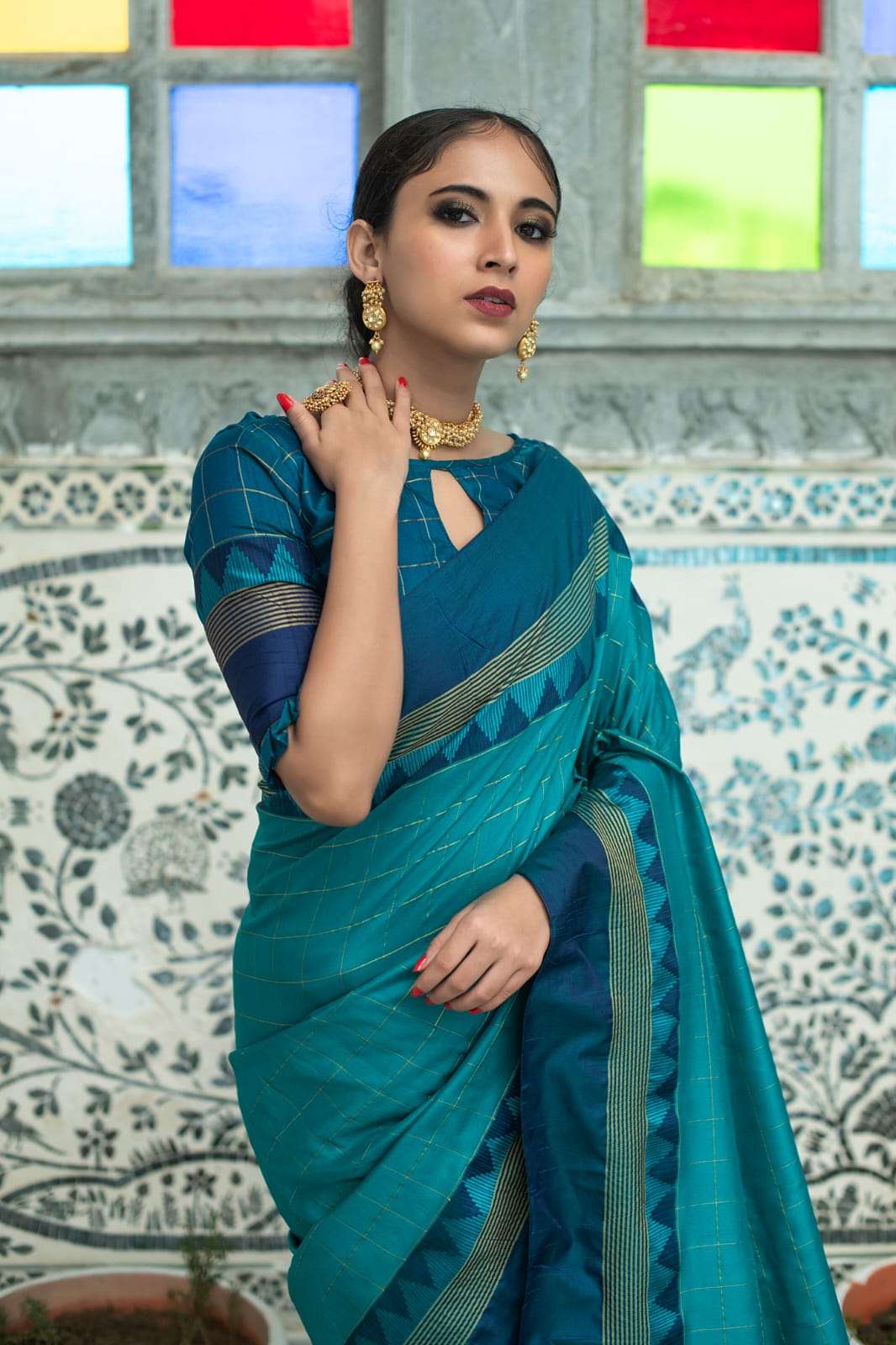 BT-10 DESIGNER SOFT RAW SILK SAREE