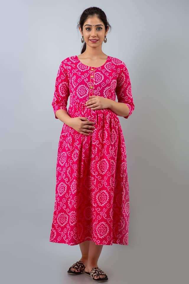 BT-21 DESIGNER HEAVY RUBY COTTON KURTI 