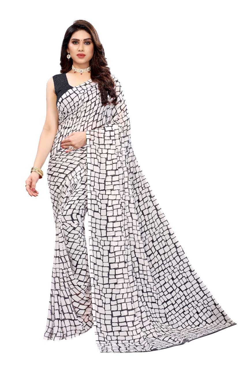 BTM DESIGNER GEORGETTE PRINTED SAREE