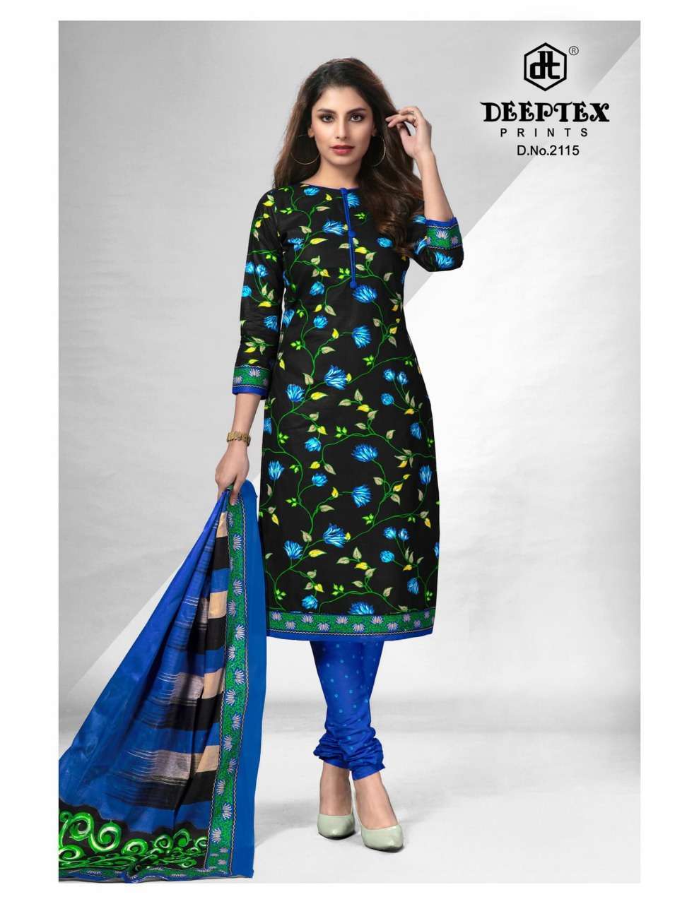 deeptex chief guest vol 21 series 2101-2115 fine grade lawn cotton print suit