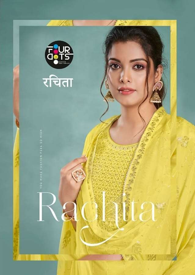 fourdots rachita series 0551-0554 Pure Natural Crape suit 