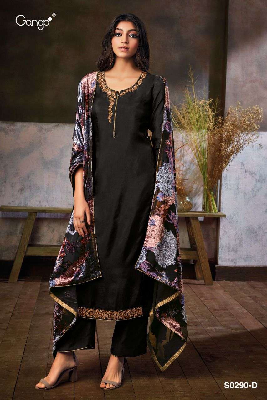 ganga zumkha series so290 four habutai silk suit 