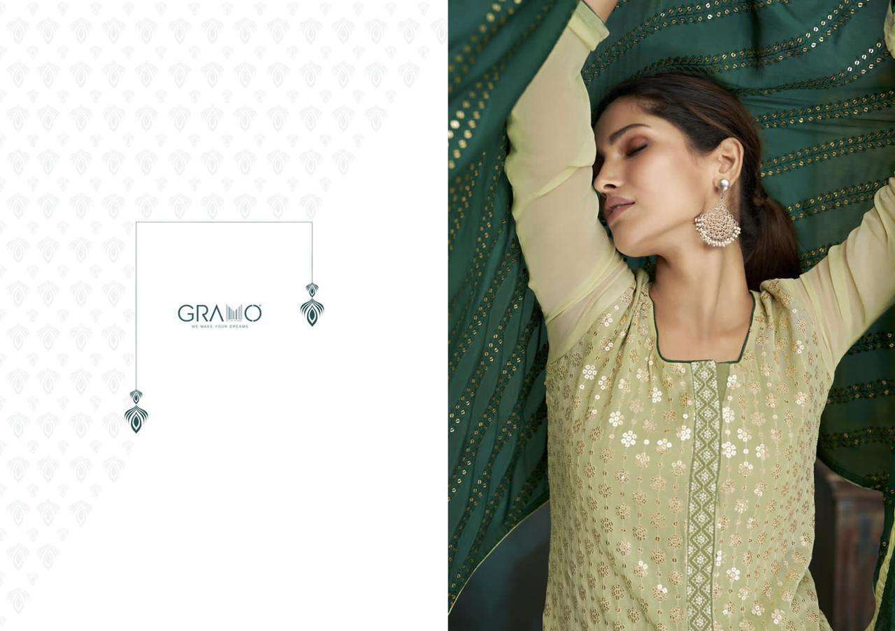 gramo birde vol 1 series 111-114 Heavy airtex faux georgette suit