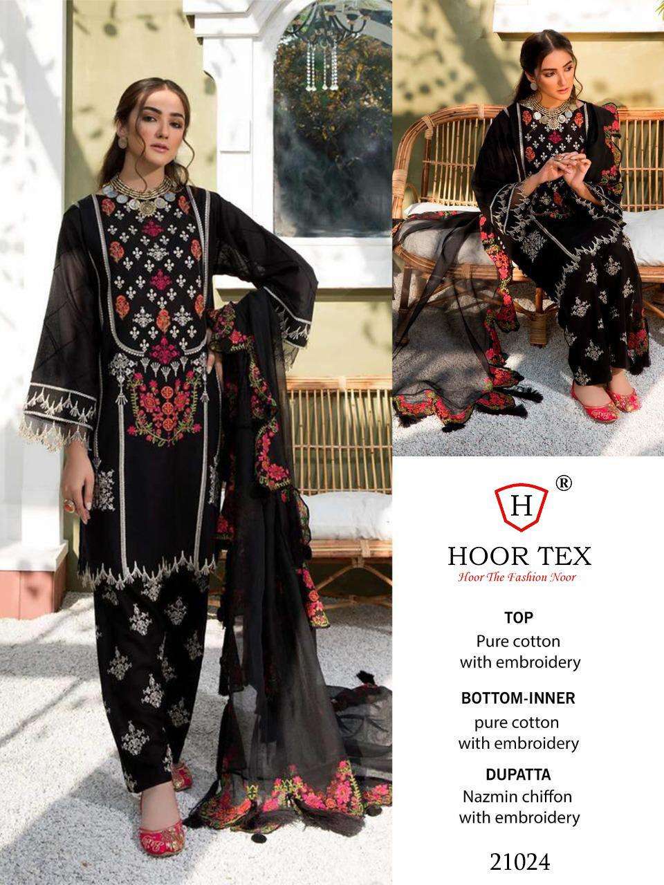 HOOR TEX 21024 DESIGNER PURE COTTON SUIT 