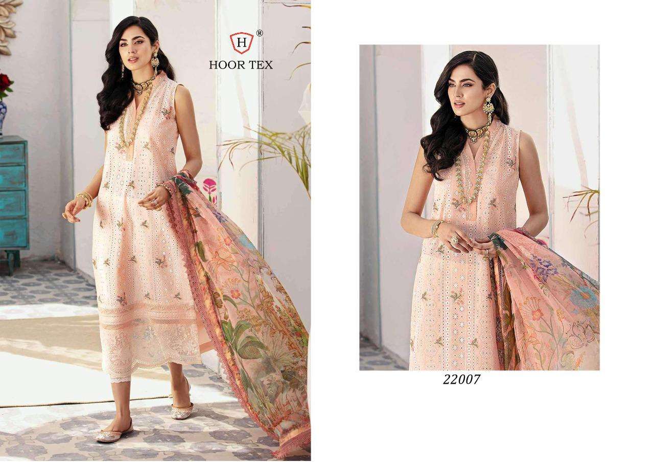 HOOR TEX 22007-22008 DESIGNER HEAVY LAWN COTTON SUIT 