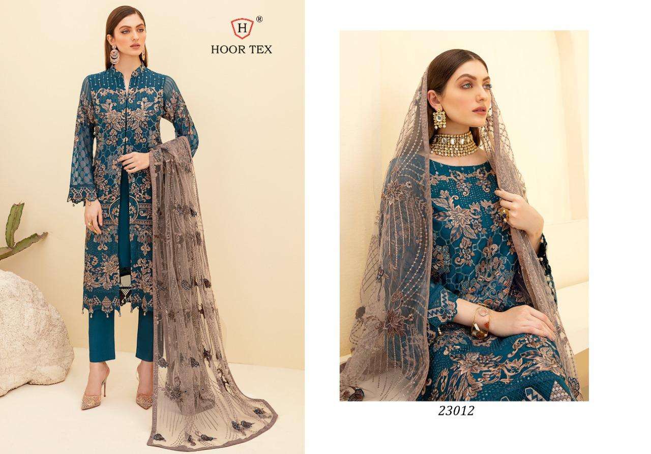 HOOR TEX SERIES 23012 DESIGNER HEAVY GEORGETTE SUIT