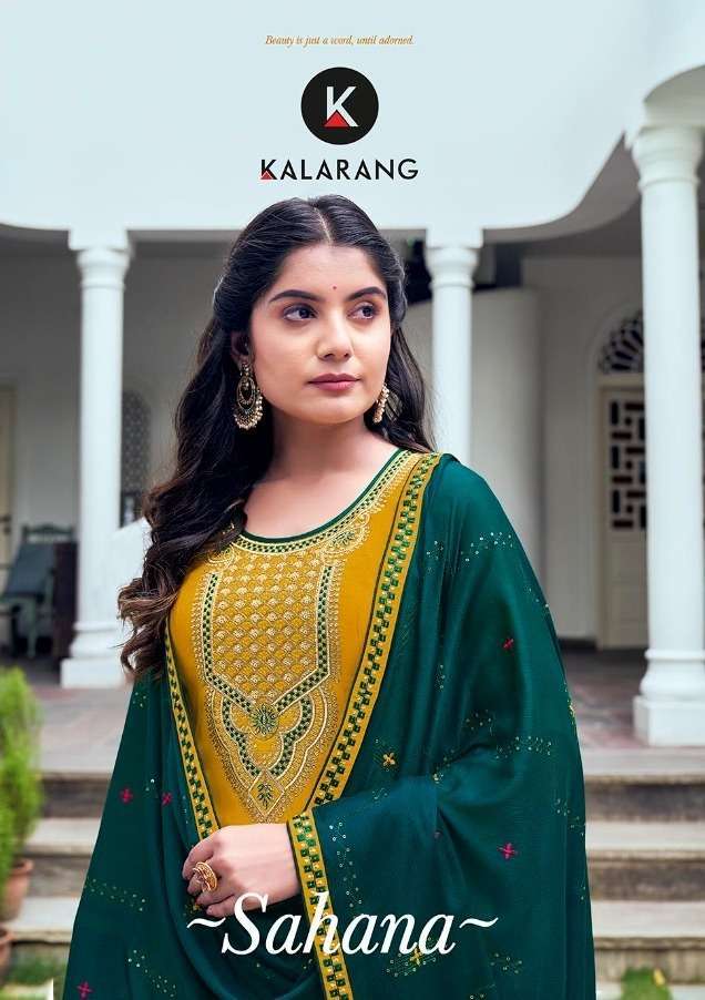 kalarang sahana series 3211-3214 heavy parampara weaving suit 