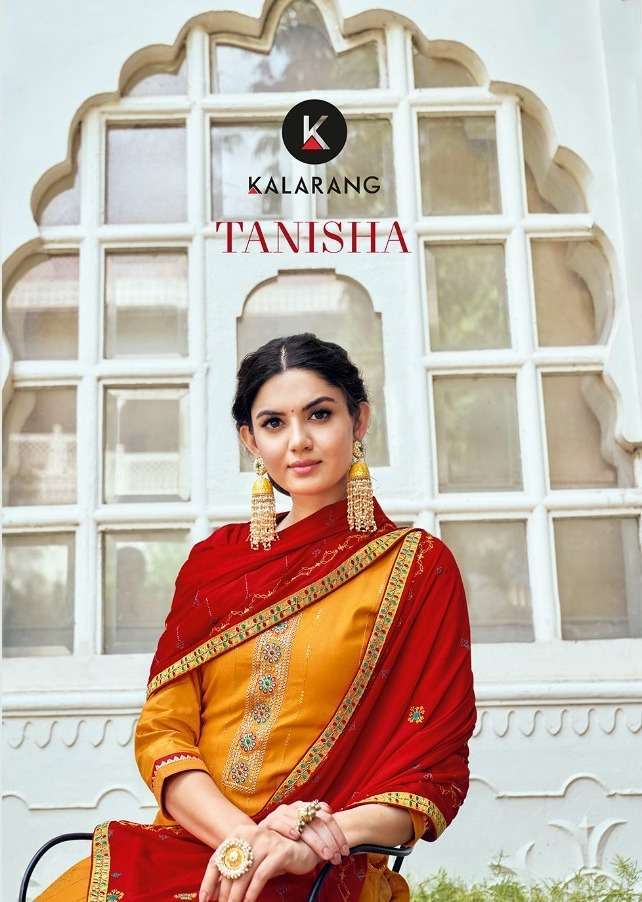 kalarang tanisha series 3261-3264 jam silk cotton suit