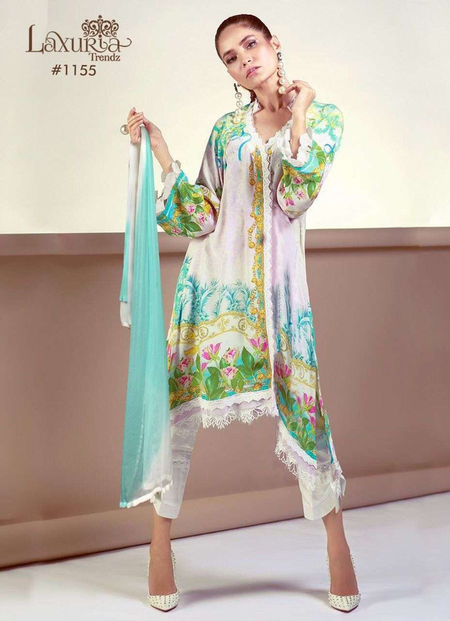 LAXURIA 1155 DESIGNER MUSLIN SUIT 