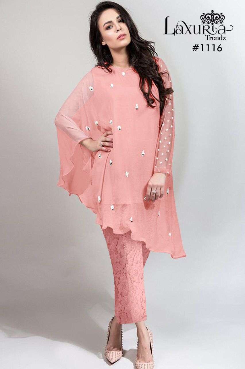 LAXURIA TRENDZ 1116 DESIGNER GEORGETTE TUNIC 