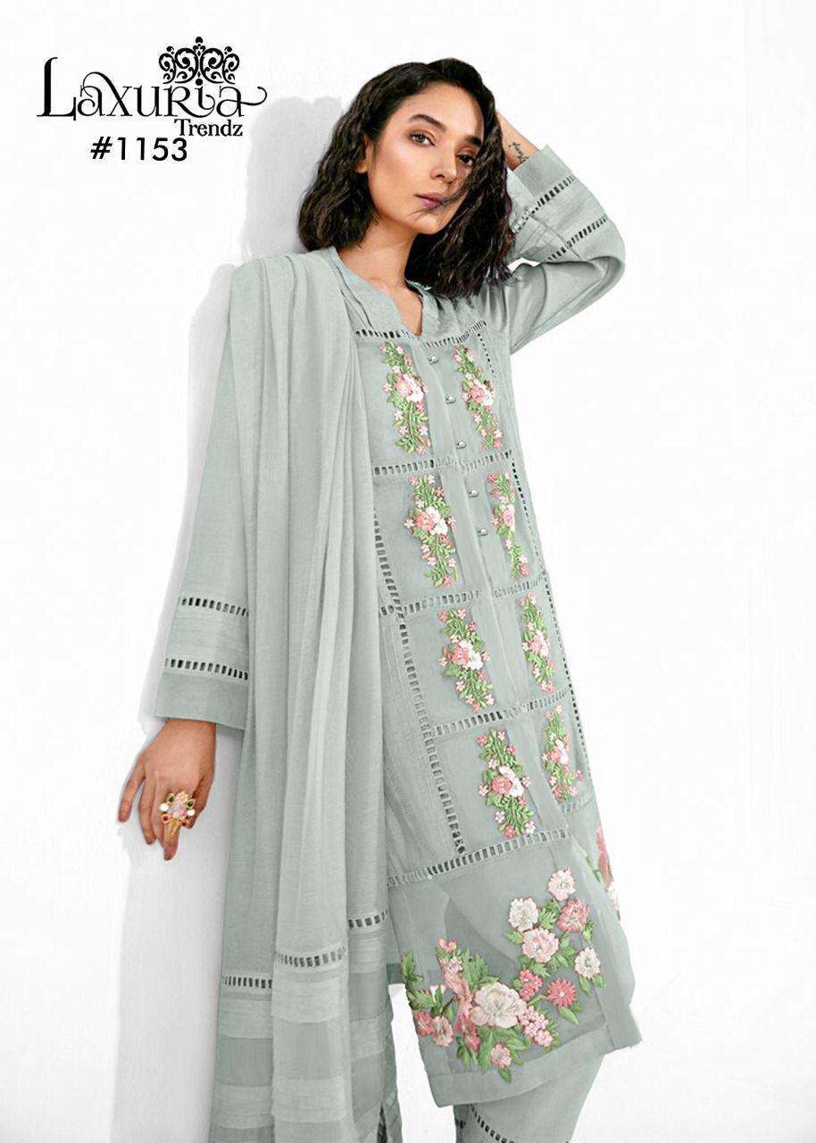 laxuria trendz 1153 Faux Georgette Tunic with Embroidery 