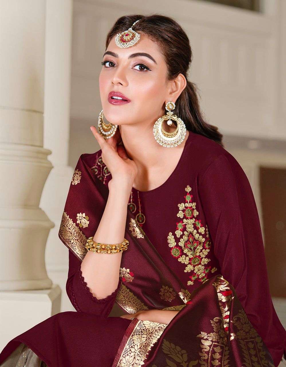 lily & lali shringar karwa special series 7071-7076 bember silk suit