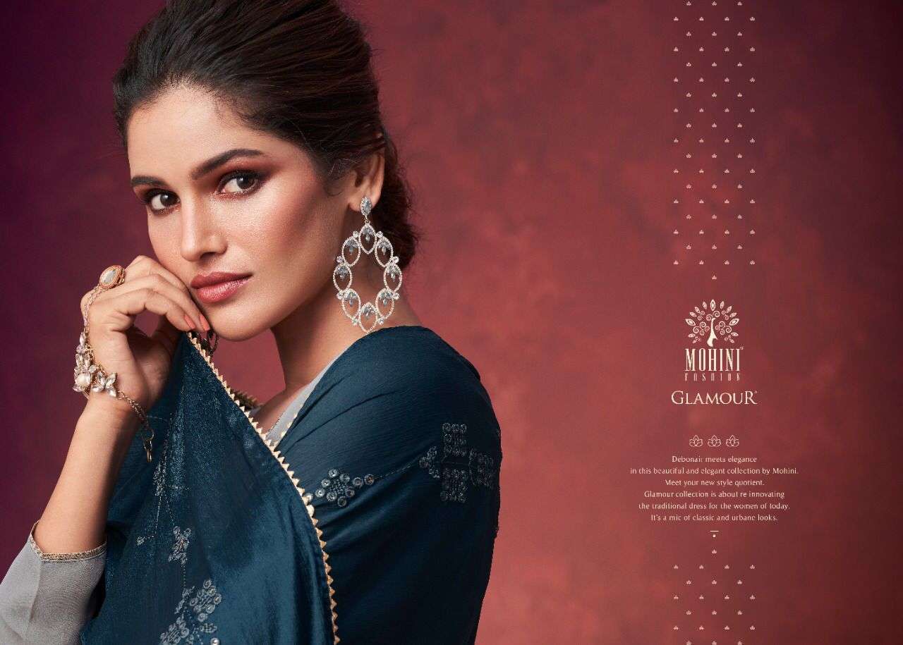 mohini fashion glamour vol 99 georgette embroidered suit