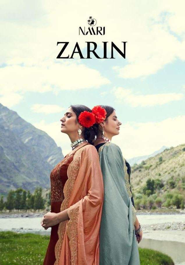 naari zarin series 2401-2406 Banzara silk With Barik multi work suit